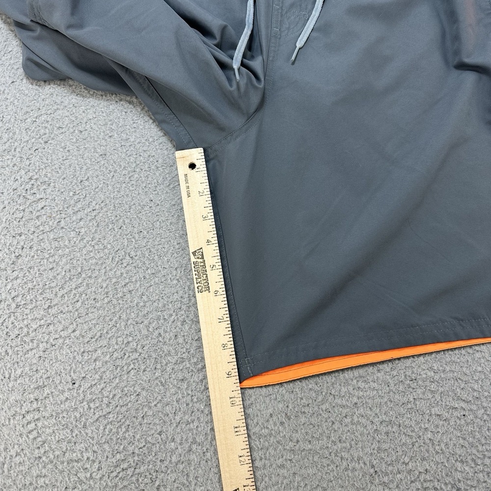 Nike Shorts Mens XXL‎ 2XL Gray Orange Lined Stash Pocket Drawstring Board Shorts - Picture 14 of 14
